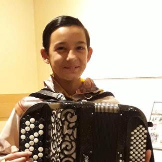 Renaud Reis Pais, jeune accordéoniste de talent