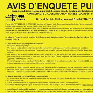 Avis d'enquête publique
