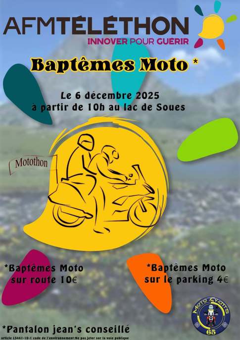 Motothon le 6 décembre 2025