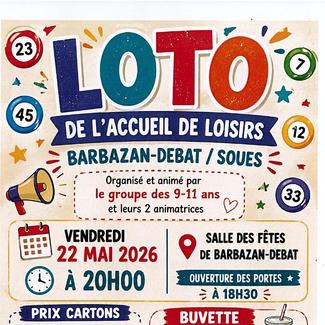Loto Accueil de Loisirs Barbazan-Debat / Soues