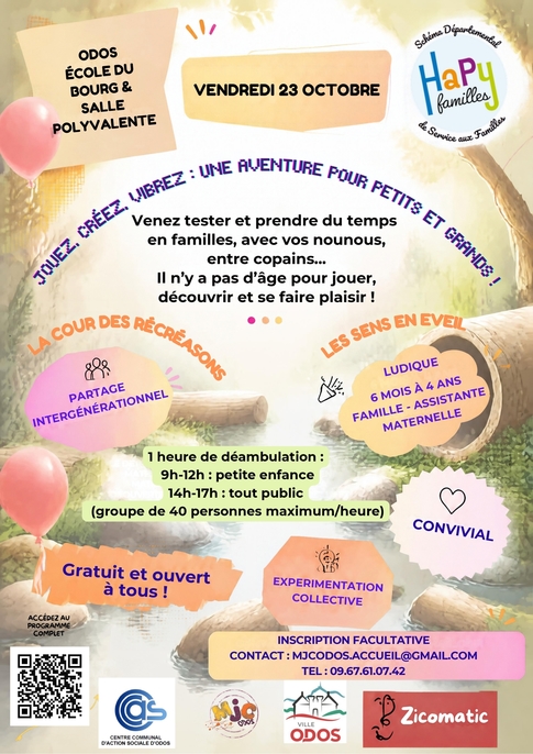 Journée festive 23 octobre 2026