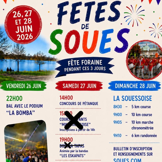 Fêtes de Soues - MODIFICATION