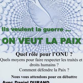 Conférence Mouvement de la Paix