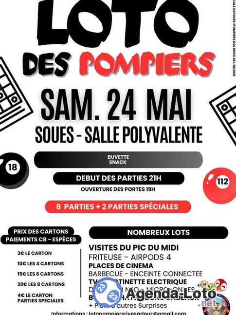 Loto le samedi 24 mai 