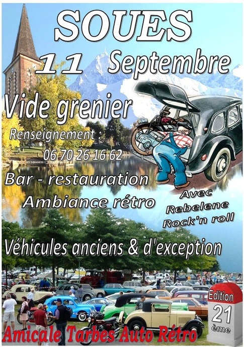 Vide grenier le 11 septembre