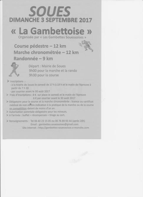 affiche La Gambettoise