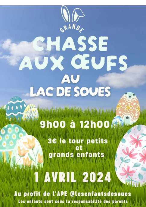 Chasse aux oeufs de Pâques