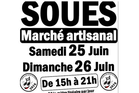 Marché artisanal à l'occasion des fêtes de Soues