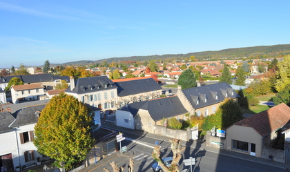 Mairie de Soues vue du clocher